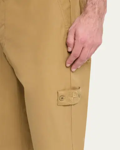 Stone Island Ghost Cotton Mid-Rise Straight-Leg Pants | Thumbnail 5