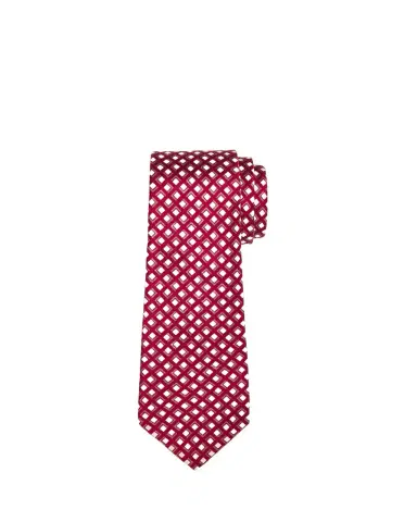 Giorgio Armani Men's Geometric Diamond Silk Tie | Thumbnail 1