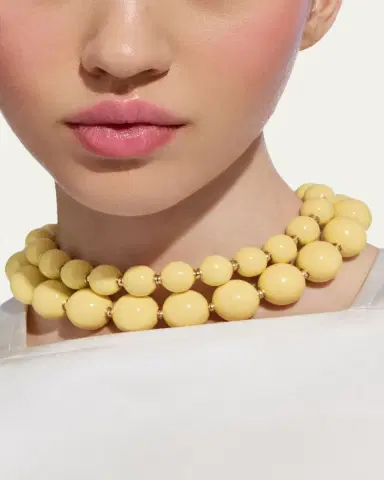 Saulé Siena Necklaces in Buttercup, Set of 2 | Thumbnail 2