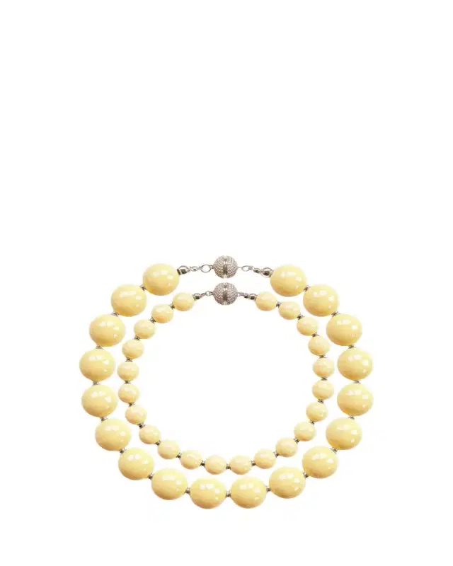 Saule Label Siena Necklaces in Buttercup, Set of 2