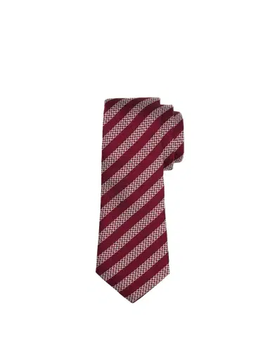 Giorgio Armani Men's Woven Stripe Silk Tie | Thumbnail 1