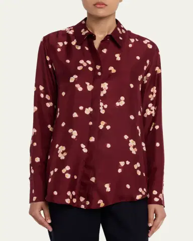 Altuzarra Chika Printed Silk Top | Thumbnail 4