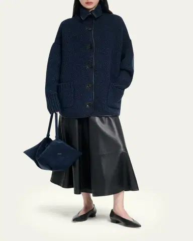 Altuzarra Llewellyn Funnel-Neck Wool Jacket | Thumbnail 2