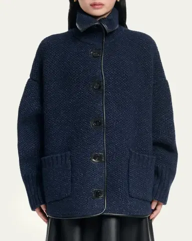 Altuzarra Llewellyn Funnel-Neck Wool Jacket | Thumbnail 4