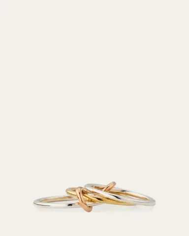 Spinelli Kilcollin Solarium MX Silver and Gold 3-Link Ring | Thumbnail 2