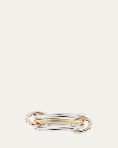 Spinelli Kilcollin Solarium MX Silver and Gold 3-Link Ring | Thumbnail 4