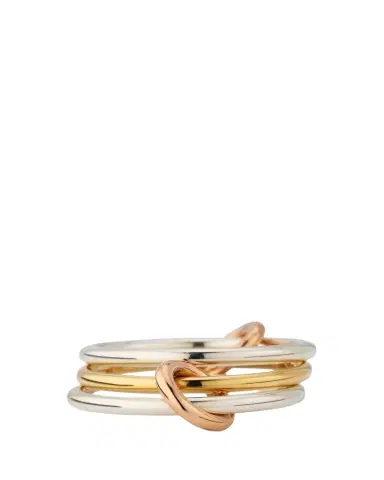 Spinelli Kilcollin Solarium MX Silver and Gold 3-Link Ring | Thumbnail 1
