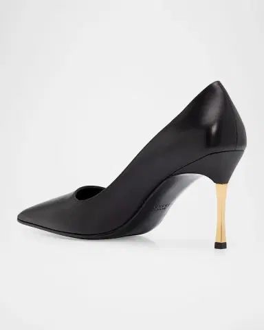 Gucci 85mm Trinity Leather Pointed-Toe Pumps | Thumbnail 8 Gucci 85mm Trinity Leather Pointed-Toe Pumps | Thumbnail 8
