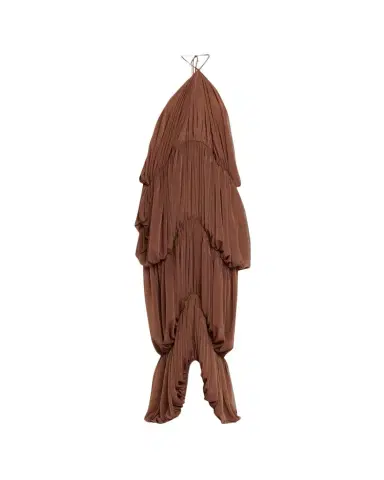Ronny Kobo Bia Draped Halter Column Maxi Dress | Thumbnail 1 Ronny Kobo Bia Draped Halter Column Maxi Dress | Thumbnail 1