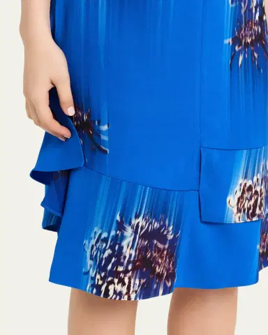 Proenza Schouler Rhetta Floral Tiered Ruffle Midi Dress | Thumbnail 5 Proenza Schouler Rhetta Floral Tiered Ruffle Midi Dress | Thumbnail 5