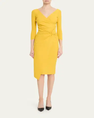Chiara Boni La Petite Robe Axas Side-Twist Bodycon Dress | Thumbnail 2 Chiara Boni La Petite Robe Axas Side-Twist Bodycon Dress | Thumbnail 2
