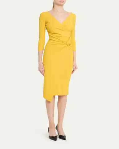 Chiara Boni La Petite Robe Axas Side-Twist Bodycon Dress | Thumbnail 4 Chiara Boni La Petite Robe Axas Side-Twist Bodycon Dress | Thumbnail 4