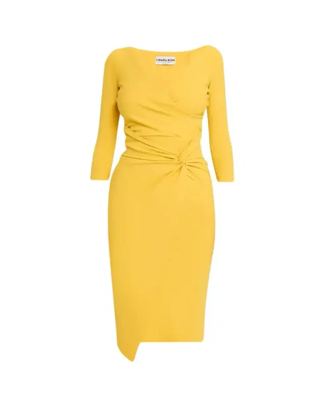 Chiara Boni La Petite Robe Axas Side-Twist Bodycon Dress