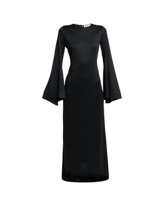 Imara Silk Bell-Sleeve Maxi Dress