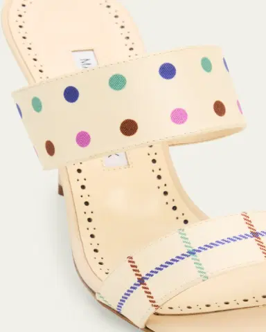 Manolo Blahnik 90mm Ralotapla Silk Twill Sandals | Thumbnail 5 Manolo Blahnik 90mm Ralotapla Silk Twill Sandals | Thumbnail 5