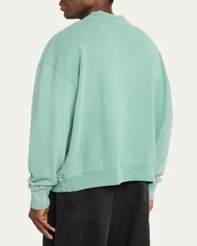 Willy Chavarria Men's Hooligan Cotton Crewneck Sweater | Thumbnail 3 Willy Chavarria Men's Hooligan Cotton Crewneck Sweater | Thumbnail 3