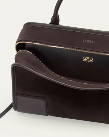 Loewe Amazona 180 Large Top-Handle Bag in Suede | Thumbnail 4 Loewe Amazona 180 Large Top-Handle Bag in Suede | Thumbnail 4