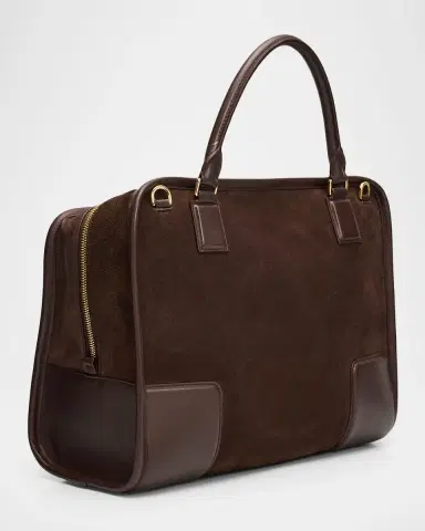 Loewe Amazona 180 Large Top-Handle Bag in Suede | Thumbnail 7 Loewe Amazona 180 Large Top-Handle Bag in Suede | Thumbnail 7