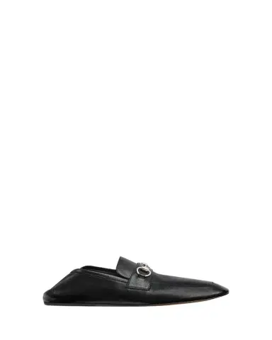 Gucci Men's Edgar Leather Bit Loafers with Foldable Heel | Thumbnail 1 Gucci Men's Edgar Leather Bit Loafers with Foldable Heel | Thumbnail 1