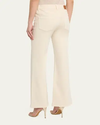 Kobi Halperin Rosie Flare-Leg Stretch Cotton Pants | Thumbnail 3 Kobi Halperin Rosie Flare-Leg Stretch Cotton Pants | Thumbnail 3