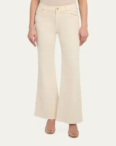 Kobi Halperin Rosie Flare-Leg Stretch Cotton Pants | Thumbnail 4 Kobi Halperin Rosie Flare-Leg Stretch Cotton Pants | Thumbnail 4