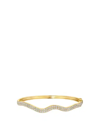 Graziela Gems 18K Rio Diamond Double Bangle Bracelet | Thumbnail 1 Graziela Gems 18K Rio Diamond Double Bangle Bracelet | Thumbnail 1