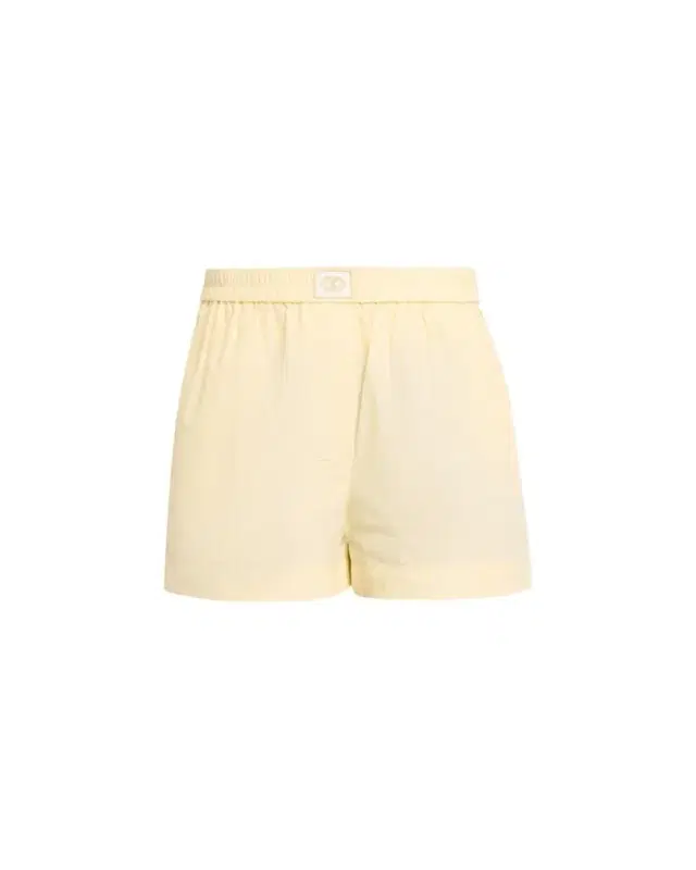 SIMKHAI Sarah Stripe Cotton Boxer Shorts