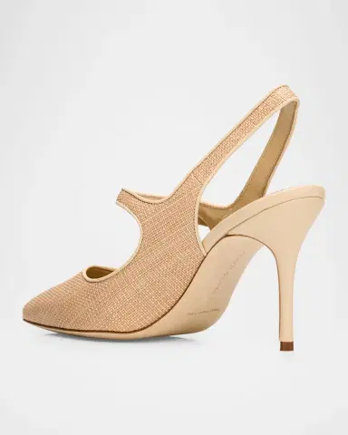 Manolo Blahnik 50mm Camparisli Mary Jane Slingback Pumps | Thumbnail 8 Manolo Blahnik 50mm Camparisli Mary Jane Slingback Pumps | Thumbnail 8