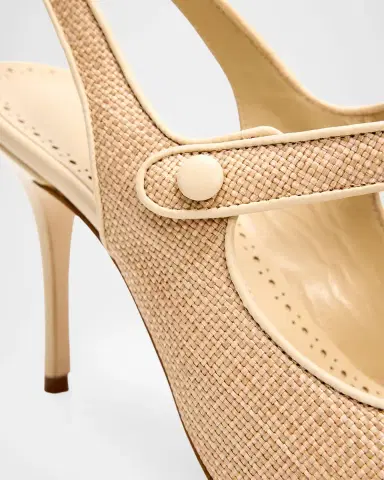 Manolo Blahnik 50mm Camparisli Mary Jane Slingback Pumps | Thumbnail 9 Manolo Blahnik 50mm Camparisli Mary Jane Slingback Pumps | Thumbnail 9