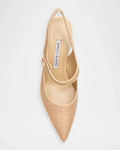 Manolo Blahnik 50mm Camparisli Mary Jane Slingback Pumps | Thumbnail 10 Manolo Blahnik 50mm Camparisli Mary Jane Slingback Pumps | Thumbnail 10