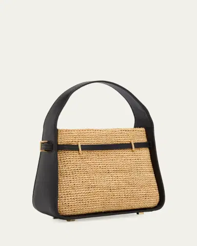 Simkhai Cleo Mini Raffia Bucket Bag | Thumbnail 3 Simkhai Cleo Mini Raffia Bucket Bag | Thumbnail 3