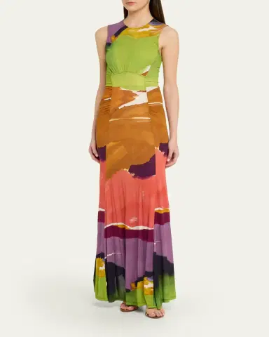 Ulla Johnson x Helen Frankenthaler Lana Sleeveless Jersey Maxi Dress | Thumbnail 4 Ulla Johnson x Helen Frankenthaler Lana Sleeveless Jersey Maxi Dress | Thumbnail 4