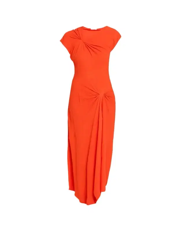A.L.C. Willa Gathered Asymmetric Slip Dress