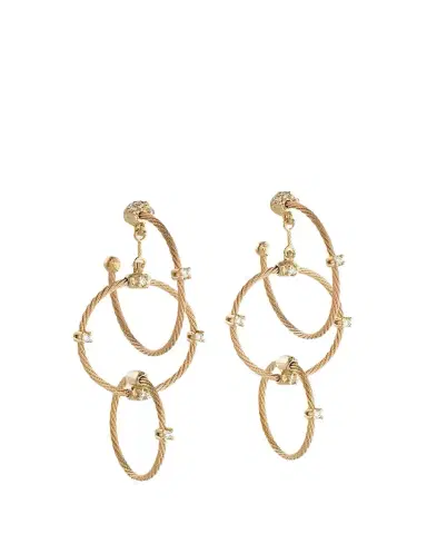 Paul Morelli Unity Triple-Hoop Diamond Earrings | Thumbnail 1