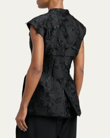 Proenza Schouler Cindle Chrysanthemum Jacquard Vest | Thumbnail 3 Proenza Schouler Cindle Chrysanthemum Jacquard Vest | Thumbnail 3