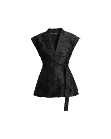 Proenza Schouler Cindle Chrysanthemum Jacquard Vest | Thumbnail 1 Proenza Schouler Cindle Chrysanthemum Jacquard Vest | Thumbnail 1