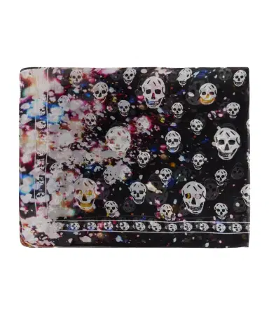 Alexander McQueen Men's Skull Confetti Silk Scarf | Thumbnail 1