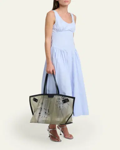Proenza Schouler Days Printed Mesh Carryall Tote Bag | Thumbnail 5