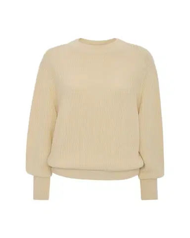 Victoria Beckham Relaxed Rib Knit Crewneck Sweater | Thumbnail 1 Victoria Beckham Relaxed Rib Knit Crewneck Sweater | Thumbnail 1