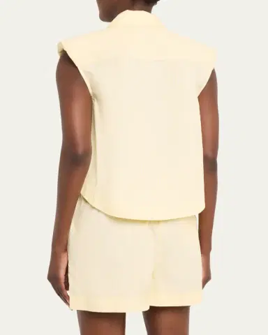 Simkhai Winslow Stripe Cotton Crop Top | Thumbnail 3 Simkhai Winslow Stripe Cotton Crop Top | Thumbnail 3