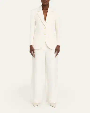 Victoria Beckham Patch-Pocket Single-Breasted Jacket | Thumbnail 2 Victoria Beckham Patch-Pocket Single-Breasted Jacket | Thumbnail 2