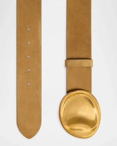 Khaite Keefe Suede Belt | Thumbnail 3