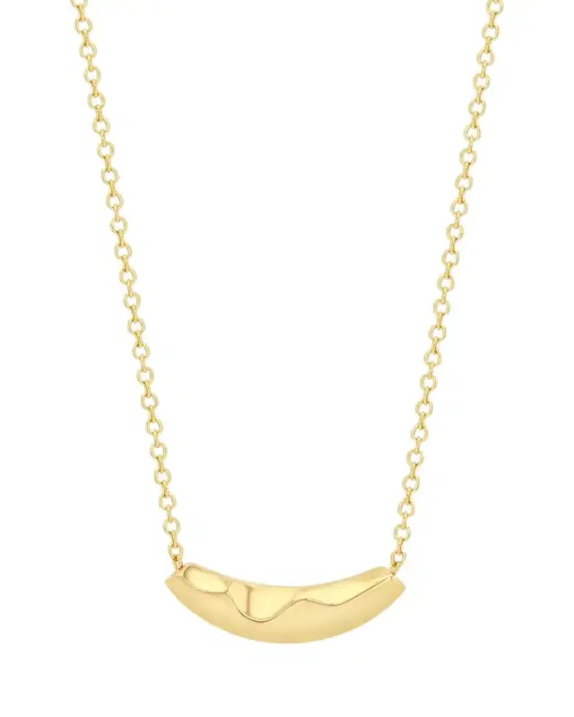 Lizzie Mandler Fine Jewelry Mini Liquid Gold Slider Necklace