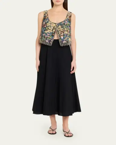 Kobi Halperin Hazel Tapestry Beaded Vest | Thumbnail 2 Kobi Halperin Hazel Tapestry Beaded Vest | Thumbnail 2