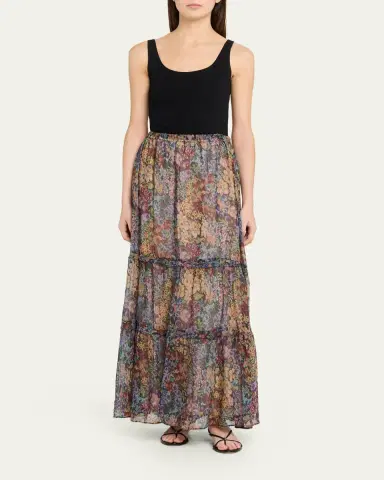 Kobi Halperin Clea Floral Maxi Skirt | Thumbnail 2