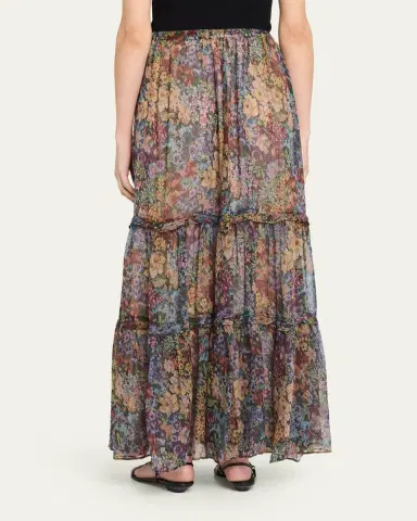 Kobi Halperin Clea Floral Maxi Skirt | Thumbnail 3