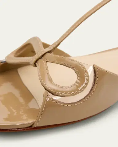 Alexandre Birman Malu Patent Leather Bow Sandals | Thumbnail 5