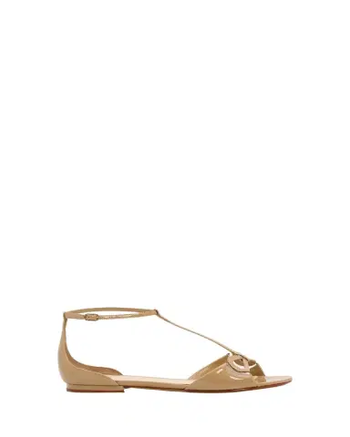 Alexandre Birman Malu Patent Leather Bow Sandals | Thumbnail 1
