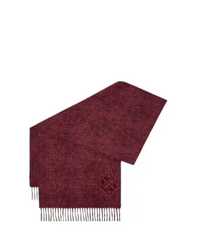 Loewe Anagram-Print Wool Blend Scarf | Thumbnail 1
