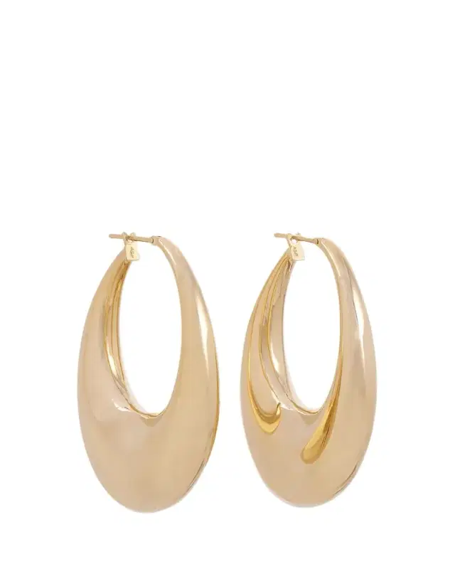18K Yellow Gold Carine Hoop Earrings